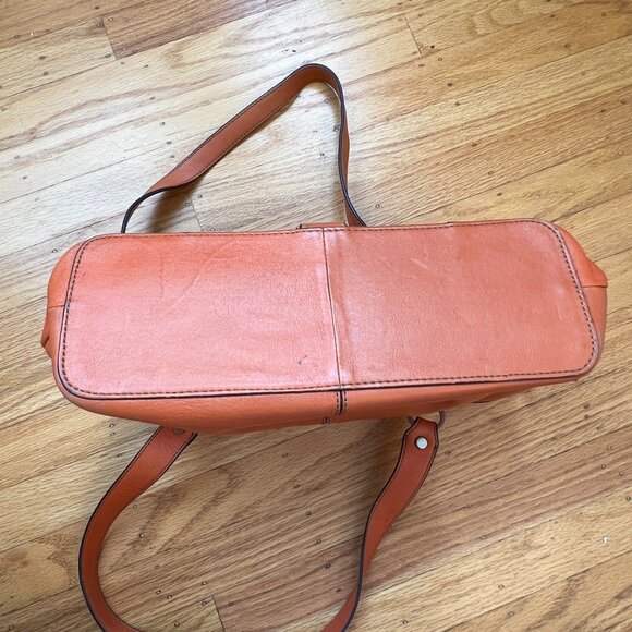 Orange Etienne Aigner Leather Purse - Picture 14 of 14